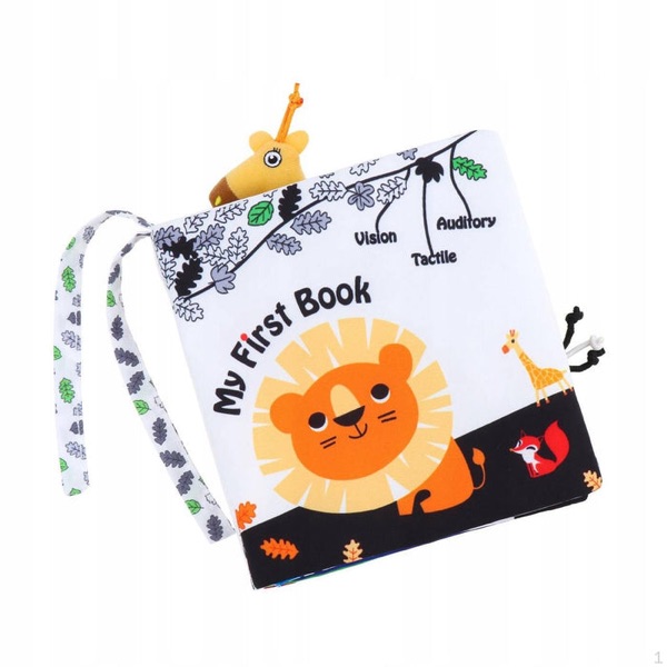 Książeczka sensoryczna My First Book Lew – Montessori dla niemowląt 0+